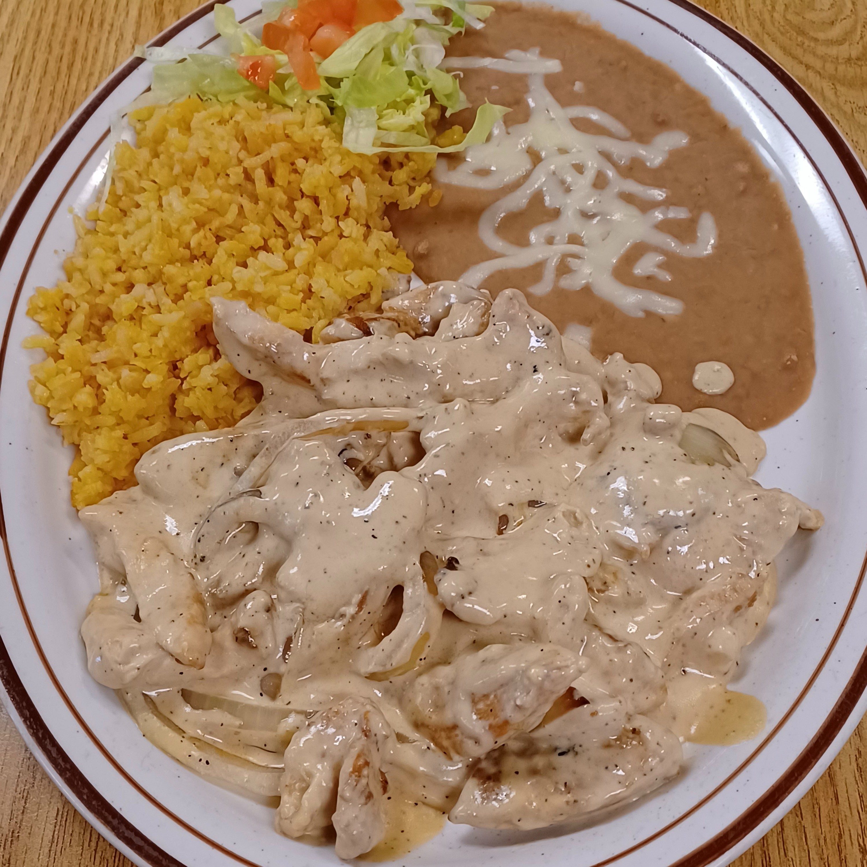 Pollo A La Crema.
