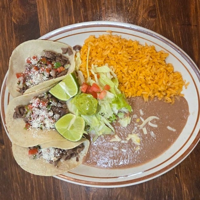 Tacos Al Carbon.