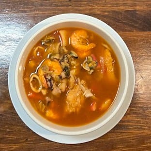Sopa De Mariscos.