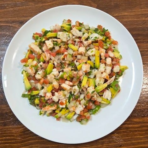 Ceviche De Camaron.