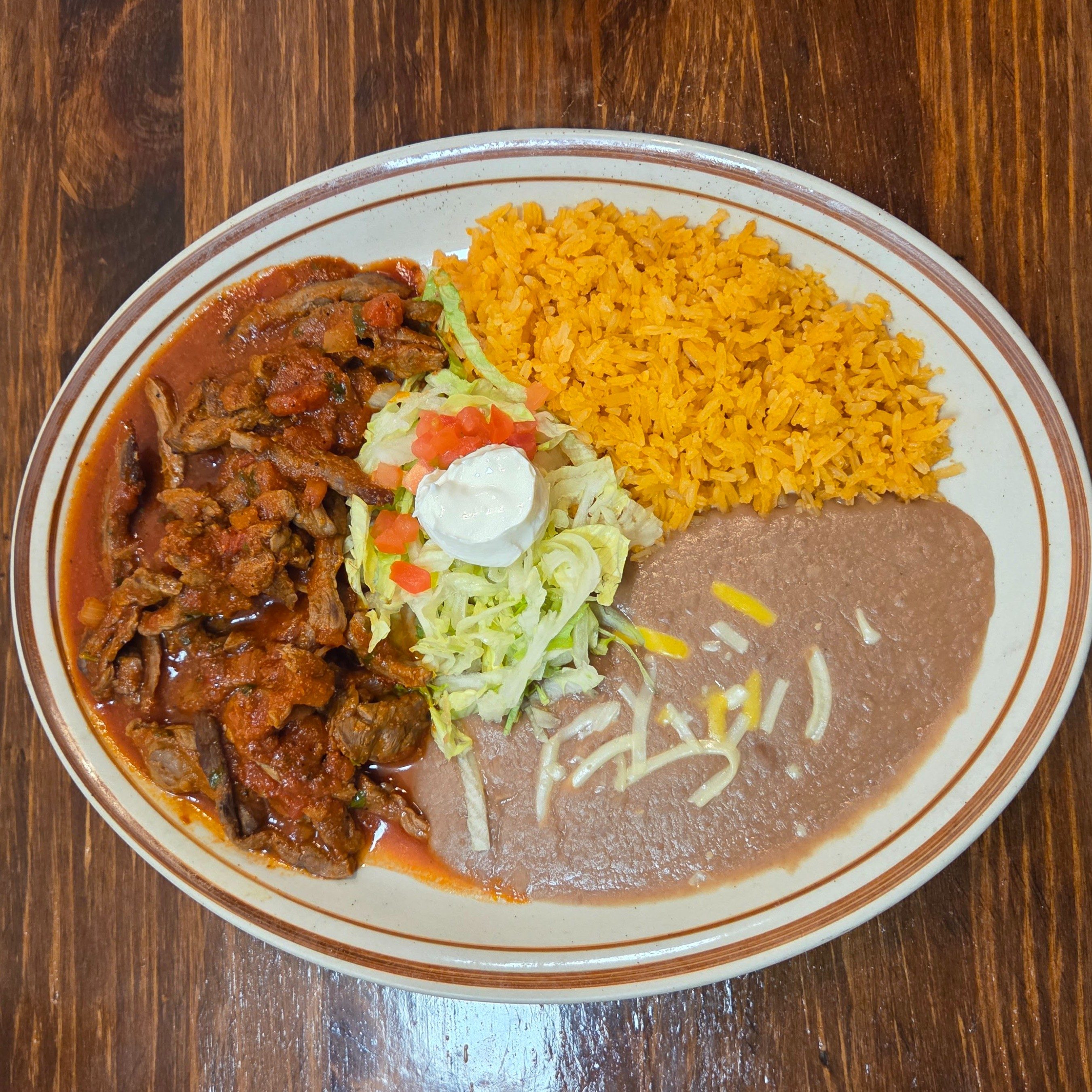 Steak Mexicano.