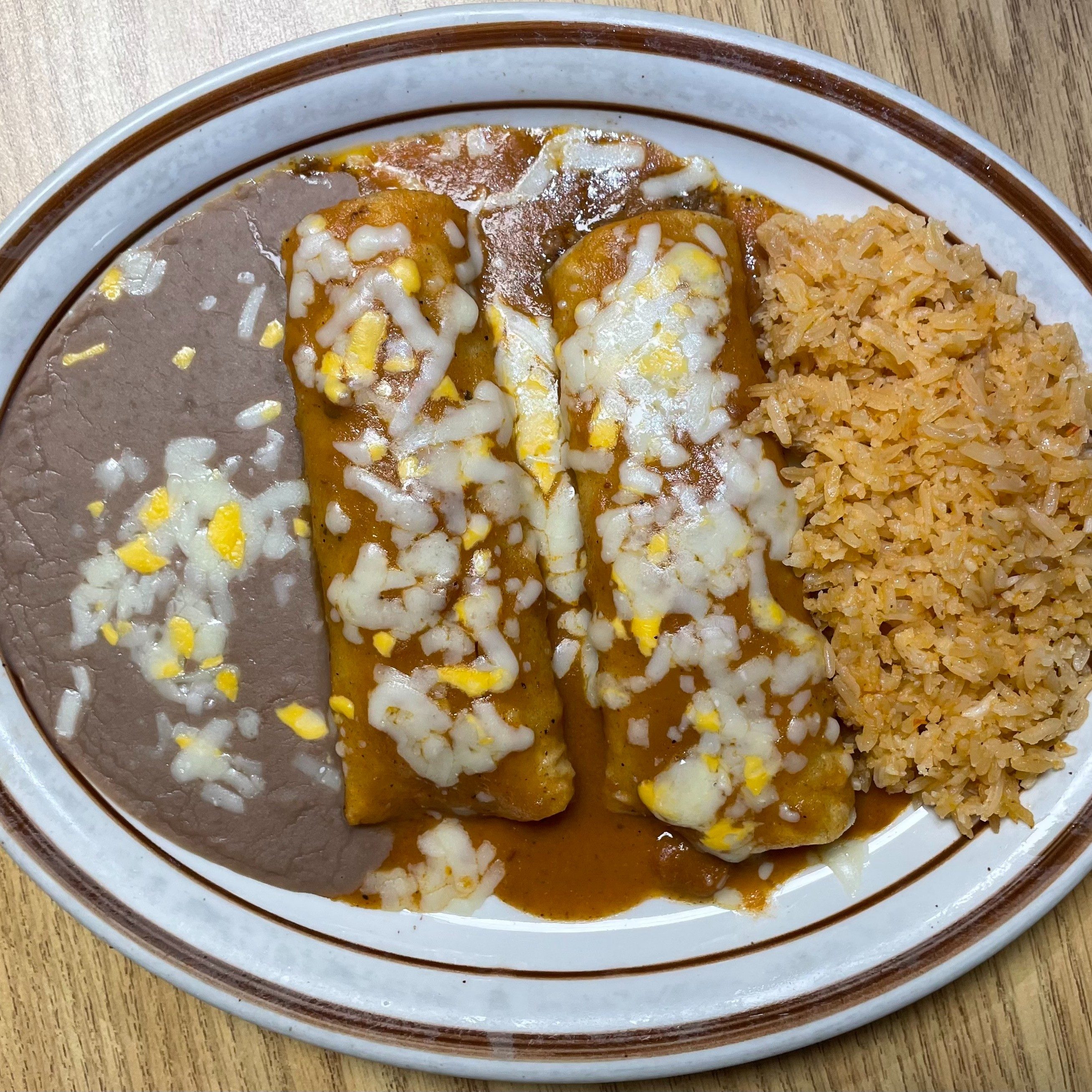 Mole Enchiladas.