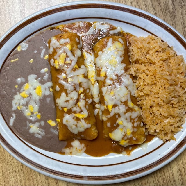 Mole Enchiladas.